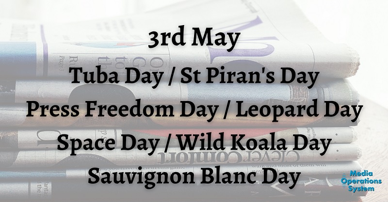 National days information for 03 May